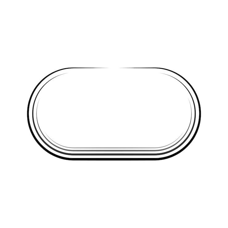 Vector line stylized border frame background