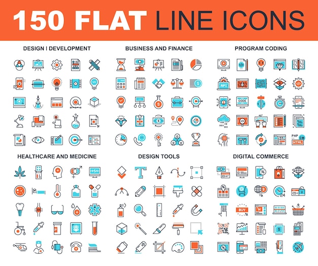 Line Web Icons