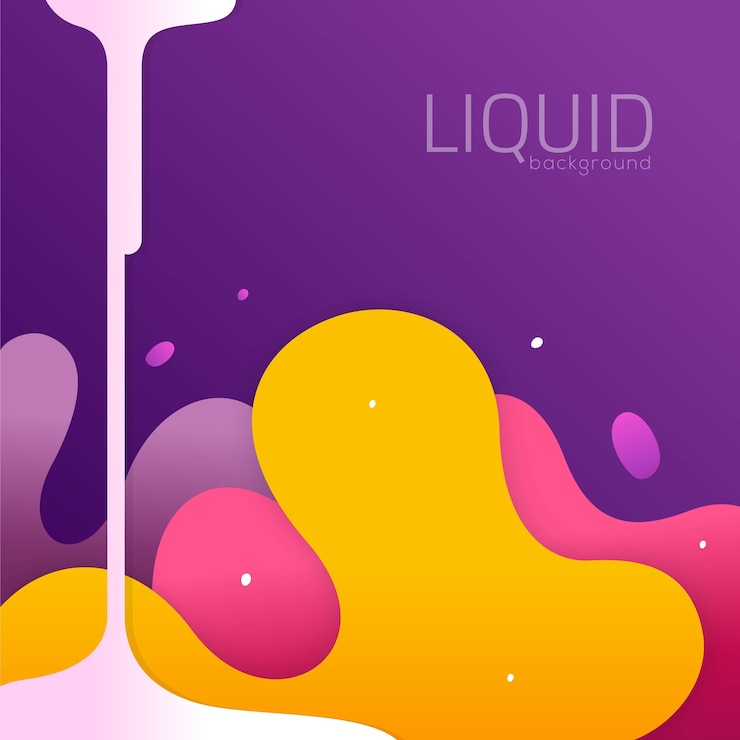 Vector liquid design background modern template banners and futuristic posters
