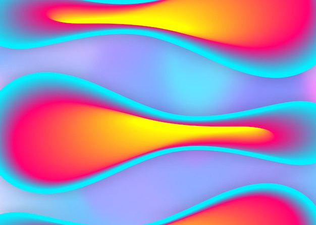 Liquid elements background with dynamic shapes and fluid