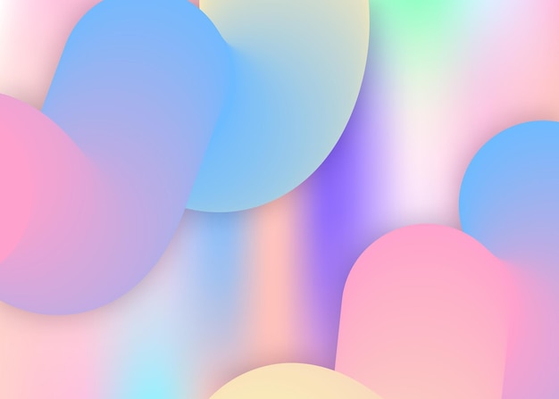 Liquid fluid background with dynamic elements and shapes
