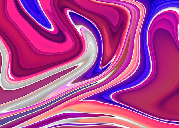 Liquid marble textured backgrounds. Wavy psychedelic backdrops. Abstract painting for web design