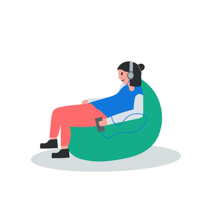 Listening music Flat Icon