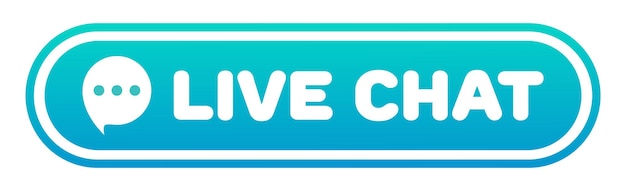 live chat button with a speech bubble online consultation hotline call centre texting ask a question consultant bot get help 24 7 write operator faq manager management technical support