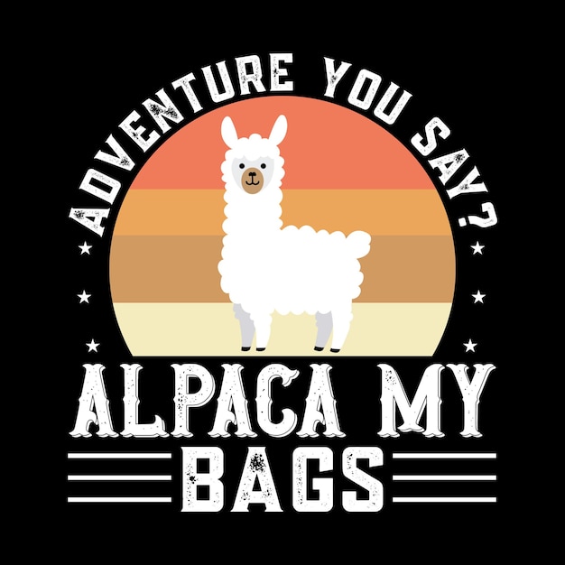 llama t-shirt design