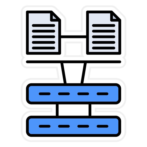 Load balancing icon vector image Can be used for Big Data