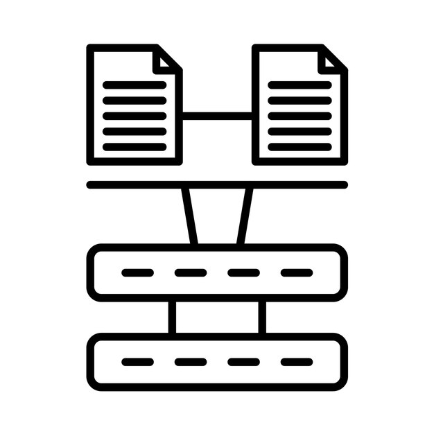 Load balancing Line Illustration