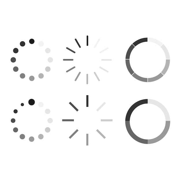 Load icon vector. Set icon buffer and loading symbol