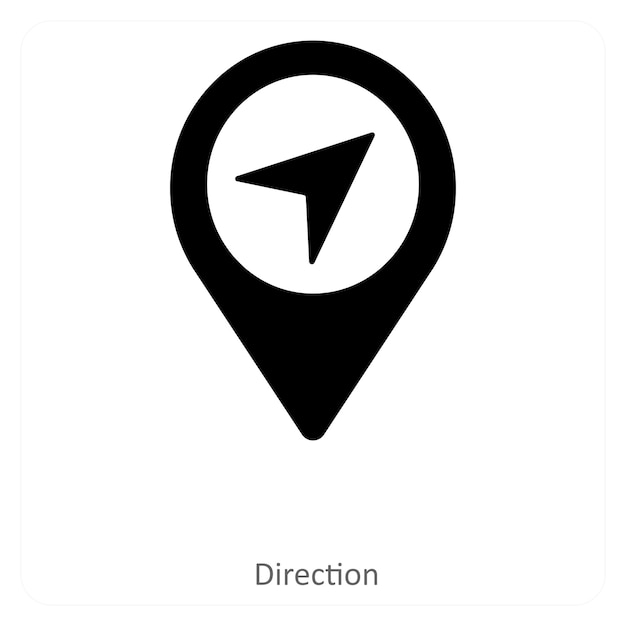 location and location icon concept