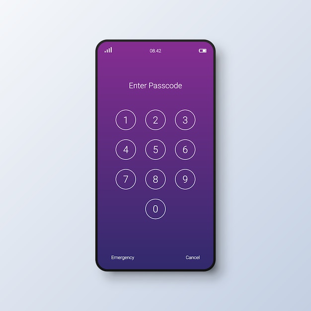 Lock Screen User Interface