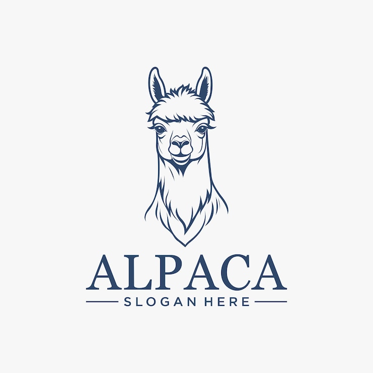 Vector logo alpaka