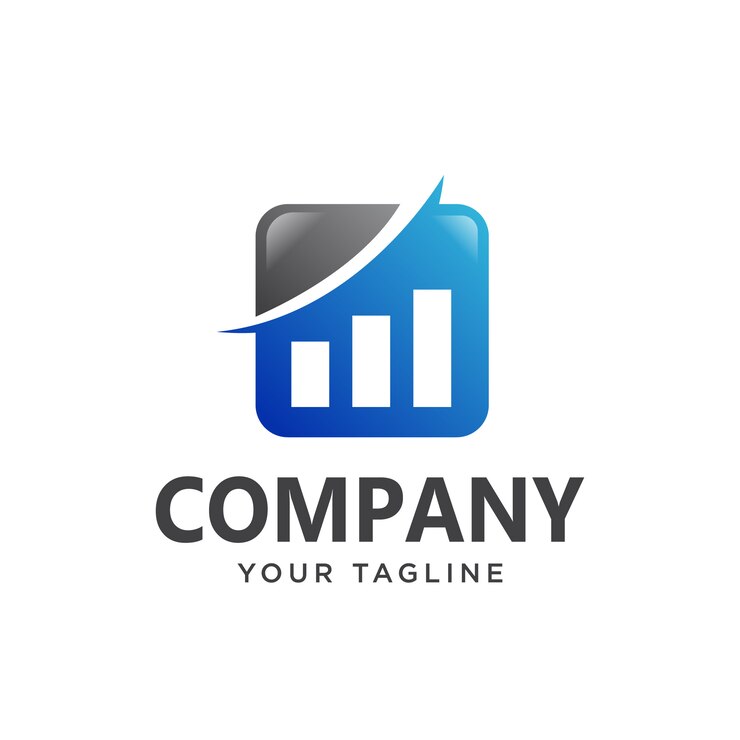 Logo bisnis grafik modern.