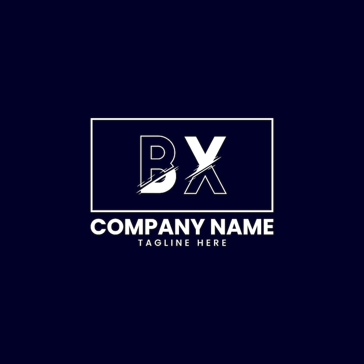 Vector logo bisnis minimalis