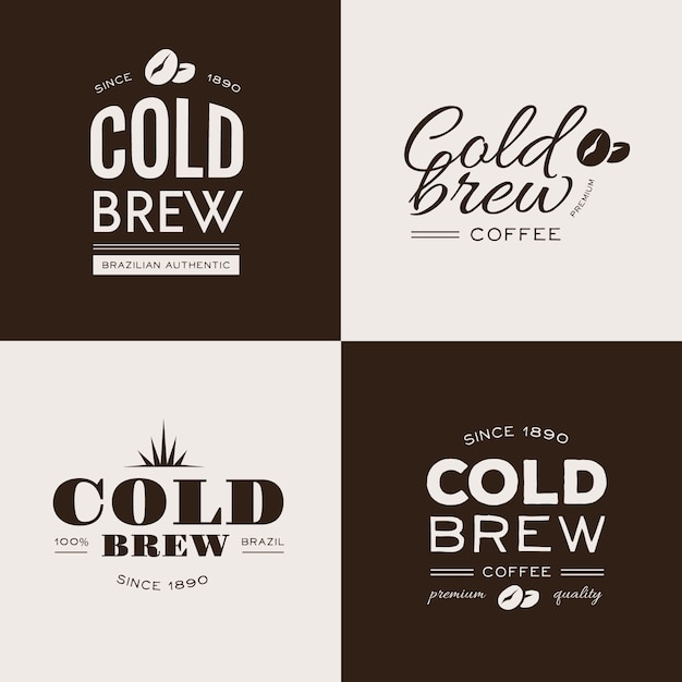 Logo kopi Cold brew