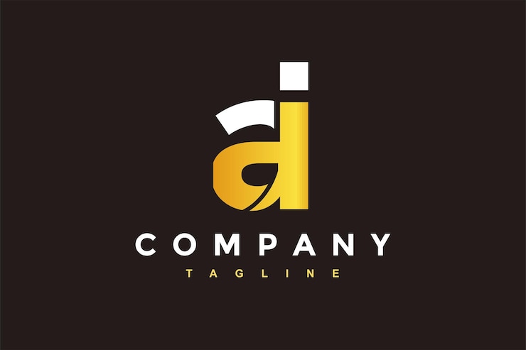 Vector logo monogram huruf ai