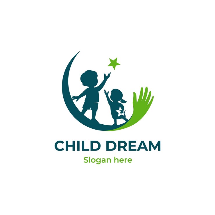 Logo Perawatan Anak Logo anak tumbuh