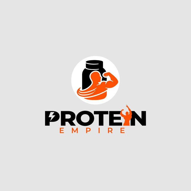 Vector logo protein empire untuk gym