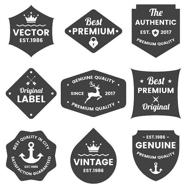 Logo Vektor Retro Vintage untuk banner