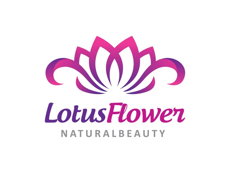 Lotus Flower logo symbol or icon template