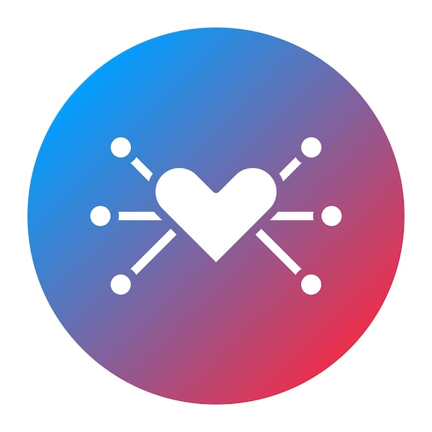 love connection icon vector image can be used for dating app