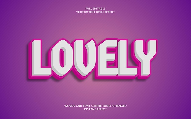 Lovely Text Effect