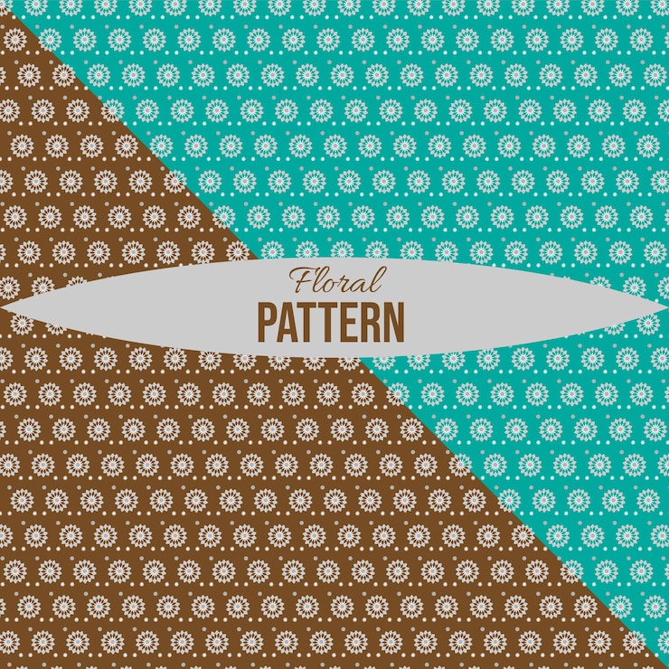 Vector luxurious seamless floral background pattern design template