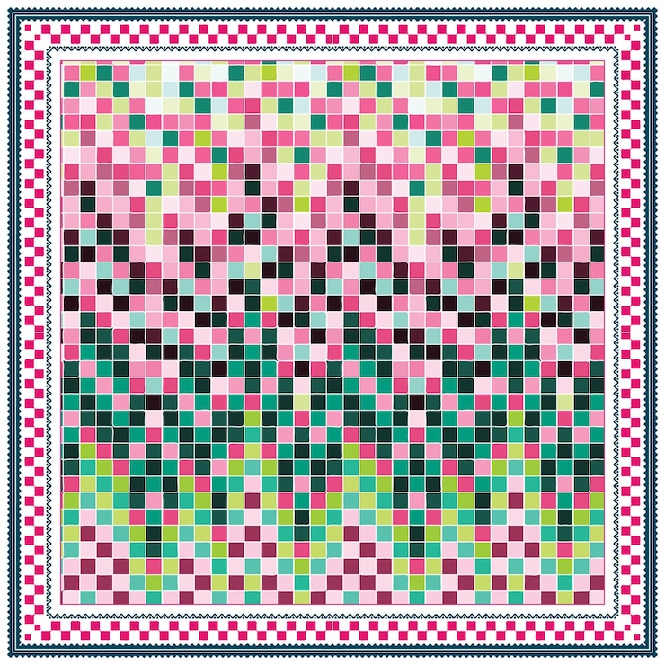 Vector luxury abstract geometric shape background designer scarf retro base print placement