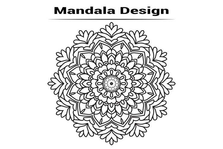 luxury Floral background mandala design