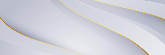 luxury gold background banner vector abstract white and golden lines background with glow effect modern style wallpaper for poster ads sale banner business presentation and packaging design