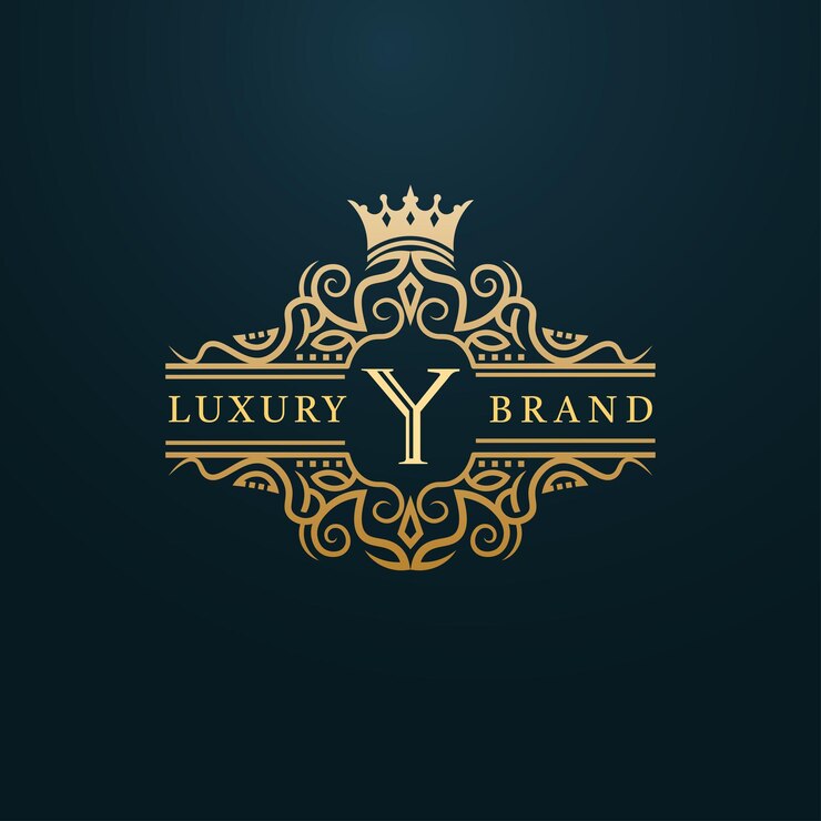 Luxury Gold Y Letter Logo. Luxury Logo Initial Letter Y Design