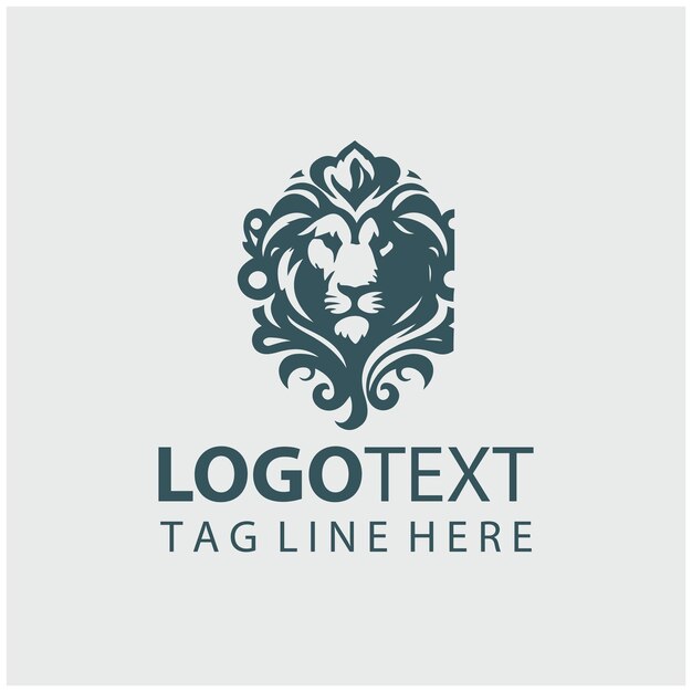 Luxury LionLogo Vector Illustrations