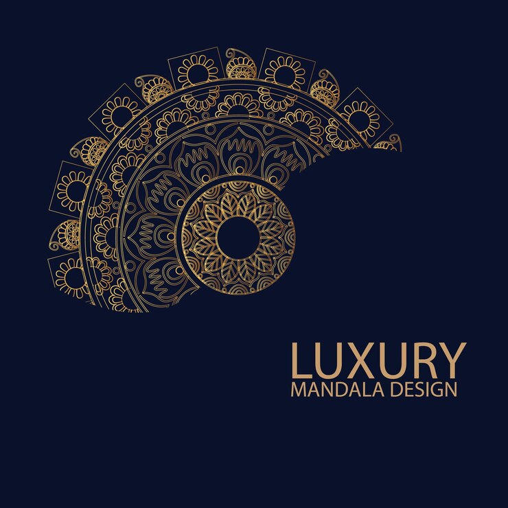 Luxury mandala design background
