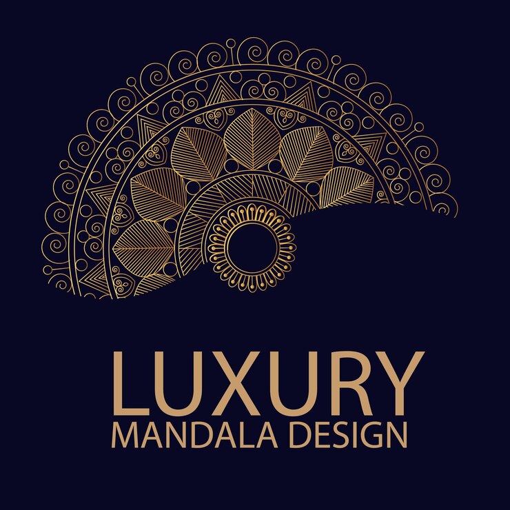 Luxury mandala design background