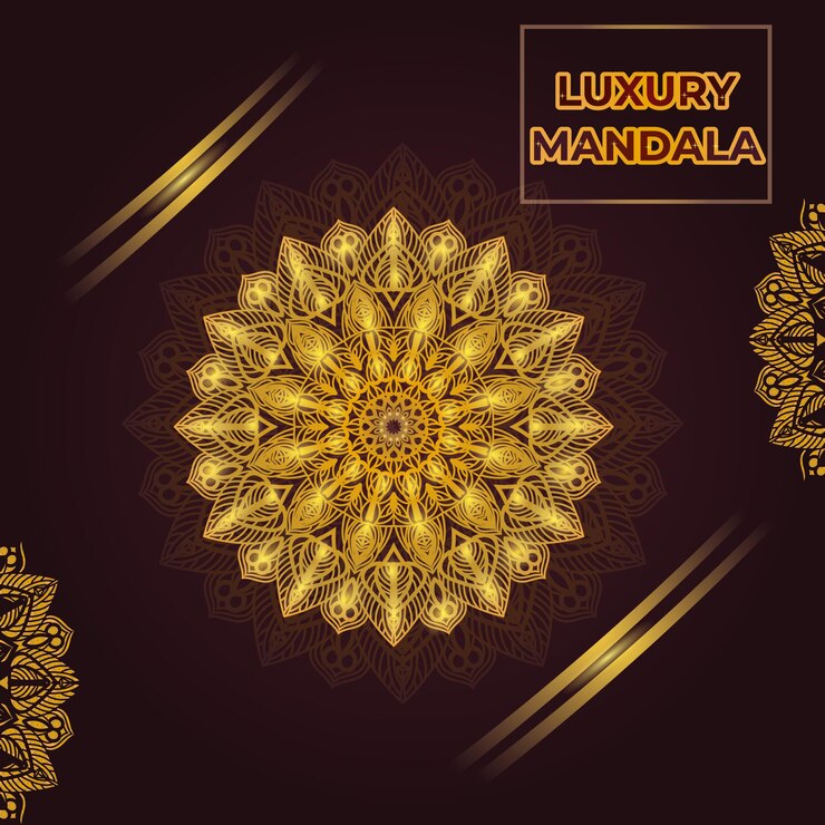Luxury mandala design for multi purpose use