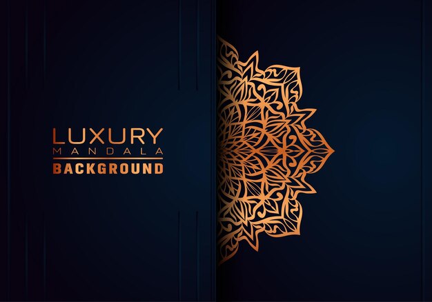 Luxury ornamental mandala background arabesque style