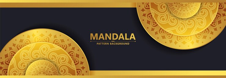 Vector luxury ornamental mandala background with arabic islamic east pattern style premium