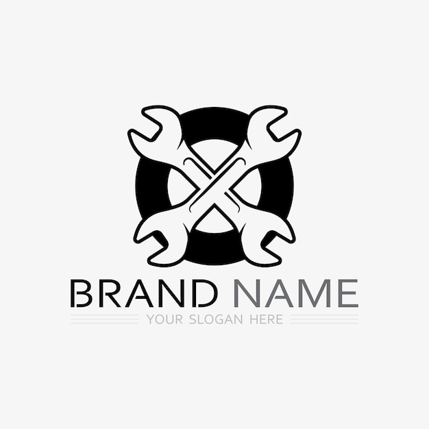 machine engine and heavy equipment logos design icon sign vector illustration