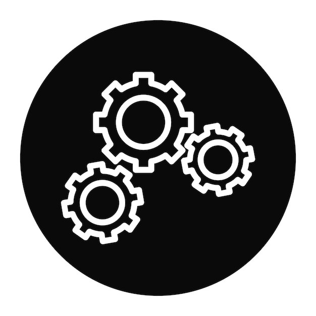 machine icon vector image can be used for industry