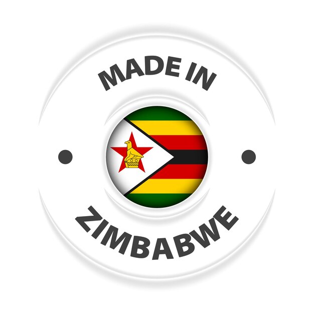 Made in Zimbabwe graphic and label