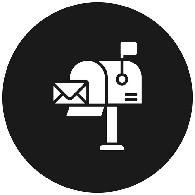 Mailbox vector icon Can be used for Communications iconset