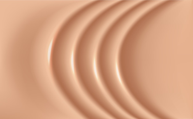 Makeup foundation spreading on the surface background