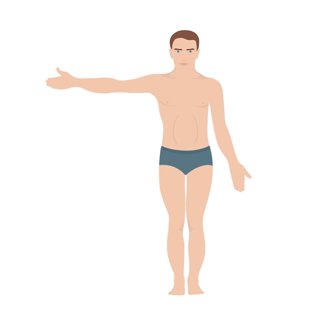 Man body model Body Handsome man
