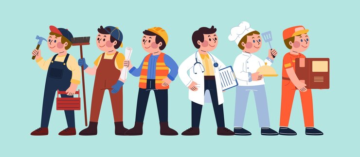 Vector man worker labor day illustration vector