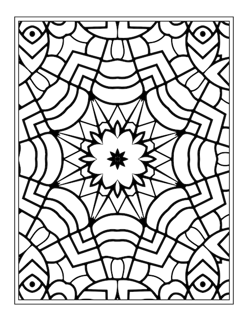 Mandala Coloring Page For Kdp Interior
