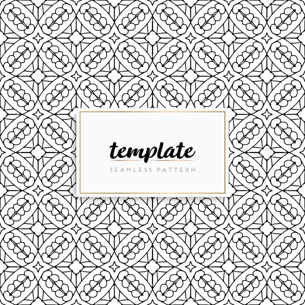 mandala seamless pattern