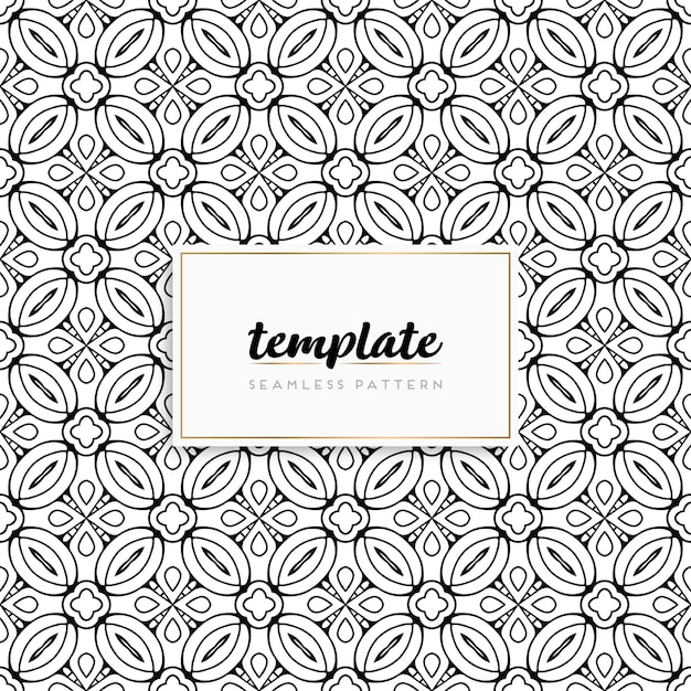 mandala seamless pattern
