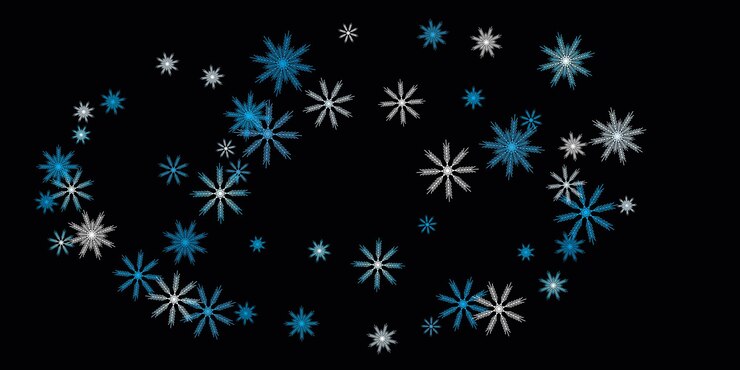 Vector many snowflakes february vector snow nature scenery snowflake winter snowflakes icons winter icon