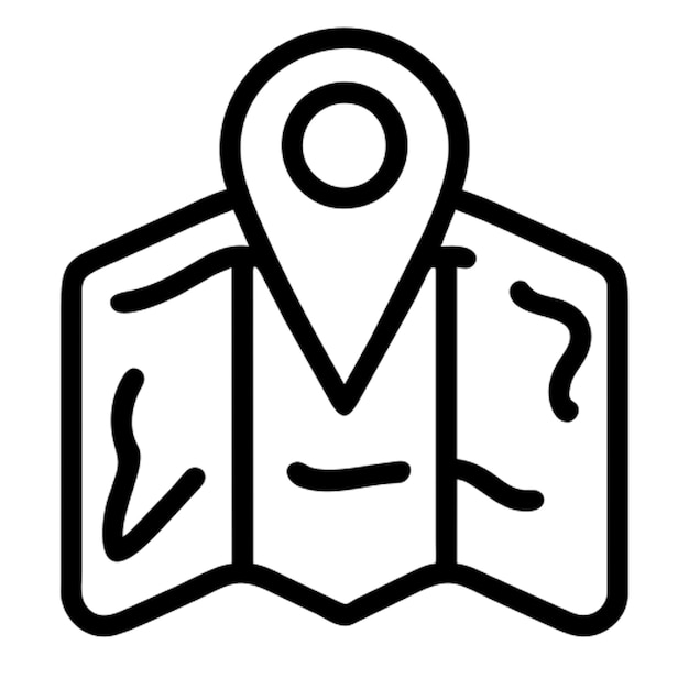 map icon outline