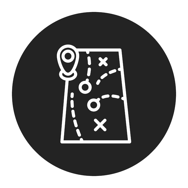 Map icon vector image Can be used for Mining And Crafting
