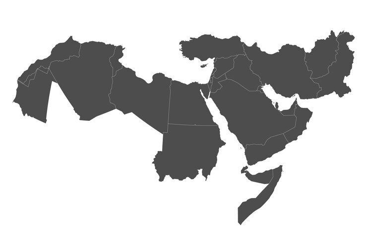 Map of Middle East